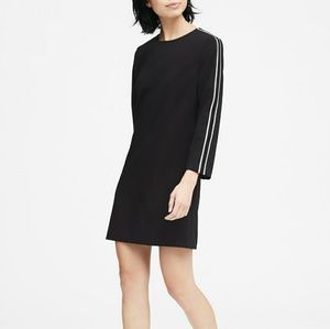 Banana Republic side stripe shift dress